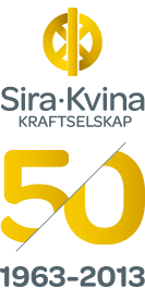 Sira-Kvina 50års logo